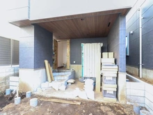 【東京都/大田区東雪谷】大田区東雪谷2丁目 新築戸建 2号棟 建築中の外観：全3棟／2号棟