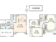 【東京都/練馬区谷原】練馬区谷原1丁目戸建 間取り図