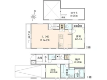 【東京都/新宿区中井】新宿区中井二丁目　1号棟 間取り図