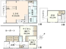 【東京都/渋谷区上原】渋谷区上原2丁目 戸建 間取り図