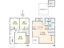 【東京都/練馬区下石神井】練馬区下石神井3丁目　9号棟 間取り図