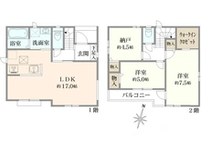 【東京都/足立区花畑】足立区花畑四丁目 新築戸建て C号棟 間取り図