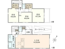 【東京都/葛飾区東水元】葛飾区東水元5丁目 新築戸建て 2号棟 間取り図