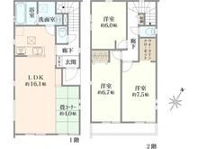 【東京都/葛飾区東水元】葛飾区東水元5丁目 新築戸建て 3号棟 間取り図