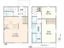 【東京都/練馬区大泉学園町】練馬区大泉学園町第38　1号棟 間取り図