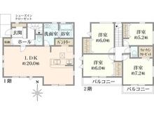 【東京都/小平市学園東町】小平市学園東町2期 間取り図