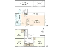 【東京都/新宿区西落合】新宿区西落合4丁目　新築戸建 間取り図