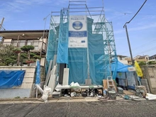 【東京都/練馬区関町北】練馬区関町北　新築戸建 建築中の外観