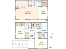 【東京都/中野区大和町】中野区大和町4丁目01期 1号棟 間取り図