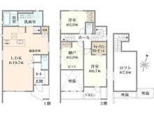 【東京都/中野区上鷺宮】中野区上鷺宮3丁目4期　2号棟 間取り図