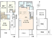 【東京都/中野区上鷺宮】中野区上鷺宮3丁目4期　3号棟 間取り図