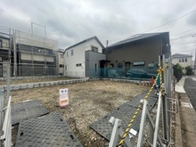 【東京都/練馬区高松】練馬区高松6丁目13期　4号棟 現地（建築前）：左側奥4号棟（全5号棟）