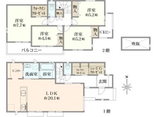 【東京都/中野区白鷺】中野区白鷺2丁目　B号棟 間取り図