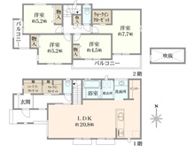 【東京都/中野区白鷺】中野区白鷺2丁目　A号棟 間取り図
