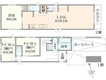 【東京都/豊島区長崎】長﨑304(1) 間取り図