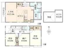 【東京都/練馬区関町南】練馬区関町南4丁目 新築一戸建て 間取り図
