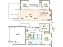 【東京都/武蔵野市吉祥寺南町】武蔵野市吉祥寺南町二丁目　新築戸建 間取り図