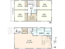 【東京都/三鷹市北野】三鷹市北野二丁目新築戸建11号棟/全11棟 間取り図