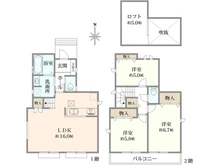 【東京都/三鷹市北野】三鷹市北野三丁目新築戸建　A号棟/全16棟 間取り図