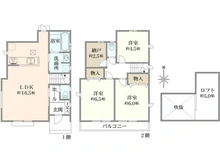 【東京都/三鷹市北野】三鷹市北野三丁目新築戸建　D号棟/全16棟 間取り図