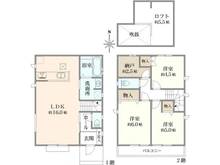 【東京都/三鷹市北野】三鷹市北野三丁目新築戸建　E号棟/全16棟 間取り図