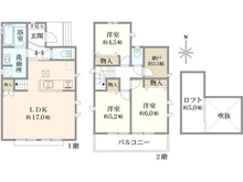 【東京都/三鷹市北野】三鷹市北野三丁目新築戸建　G号棟/全16棟 間取り図