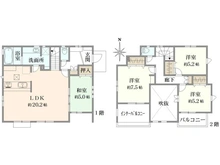 【東京都/西東京市北町】西東京市北原町1丁目　新築戸建 間取り図