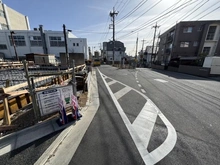 【東京都/練馬区関町北】練馬区関町北4丁目　新築戸建て1号棟 前面道路