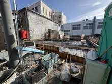 【東京都/練馬区関町北】練馬区関町北4丁目　新築戸建て　3号棟 建築中の外観：全３区画　３区画(奥側)