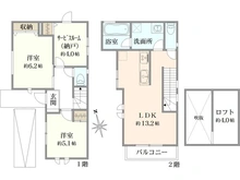 【東京都/西東京市保谷町】西東京市保谷町2丁目　新築戸建B号棟 間取り図