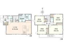 【東京都/西東京市南町】西東京市南町6丁目　新築戸建　8号棟/全16号棟 間取り図