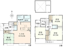【東京都/西東京市泉町】西東京市泉町3丁目新築戸建　1号棟/全16棟 間取り図