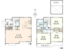 【東京都/西東京市泉町】西東京市泉町3丁目新築戸建　3号棟/全16棟 間取り図