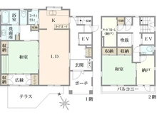 【東京都/武蔵野市吉祥寺北町】武蔵野市吉祥寺北町四丁目　中古住宅 間取り図
