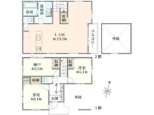 【東京都/西東京市下保谷】西東京市下保谷2丁目　新築戸建　2号棟/全2号棟 間取り図