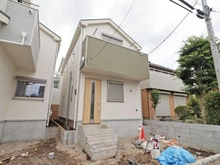 【東京都/西東京市ひばりが丘北】西東京市ひばりが丘北4丁目　2号棟/全2号棟 建築中の外観：全2棟/右側