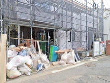 【東京都/西東京市田無町】西東京市田無町一丁目　新築戸建 建築中の外観