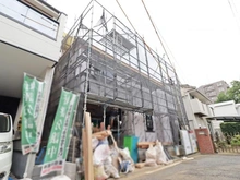 【東京都/西東京市田無町】西東京市田無町一丁目　新築戸建 建築中の外観