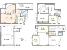 【東京都/杉並区永福】杉並区永福4丁目　中古戸建 間取り図