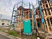 【東京都/西東京市泉町】西東京市泉町二丁目　新築戸建　B号棟/全4号棟 現地（建築前）：全四区画・右から二区画目