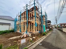 【東京都/西東京市泉町】西東京市泉町二丁目　新築戸建　B号棟/全4号棟 現地（建築前）：全四区画・右から二区画目