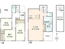 【東京都/西東京市泉町】西東京市泉町二丁目　新築戸建　B号棟/全4号棟 間取り図