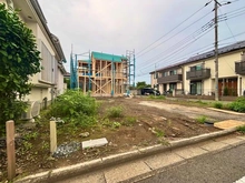【東京都/西東京市泉町】西東京市泉町二丁目　新築戸建　C号棟/全4号棟 現地（建築前）：全四区画・手前から二区画目
