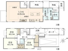 【東京都/武蔵野市吉祥寺北町】武蔵野市吉祥寺北町三丁目　新築戸建 間取り図