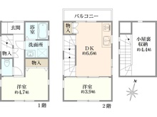 【東京都/練馬区田柄】練馬区田柄五丁目　中古戸建 間取り図