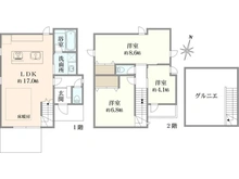 【東京都/西東京市下保谷】西東京市下保谷5丁目　新築戸建　A号棟/全2号棟 間取り図