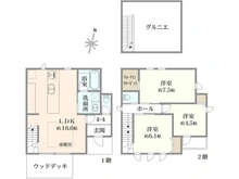 【東京都/西東京市下保谷】西東京市下保谷五丁目　新築戸建　B号棟/全2号棟 間取り図