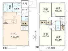 【東京都/西東京市新町】西東京市新町3丁目　新築戸建　E号棟 間取り図
