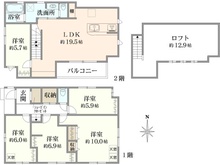【東京都/練馬区南大泉】練馬区南大泉2丁目　新築戸建　5号棟 間取り図
