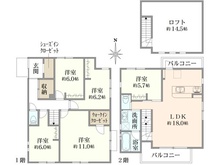 【東京都/練馬区南大泉】練馬区南大泉2丁目　新築戸建　3号棟 間取り図